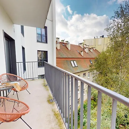 아파트 Witold's Apartment's Centrum By The Odra River 브로츠와프